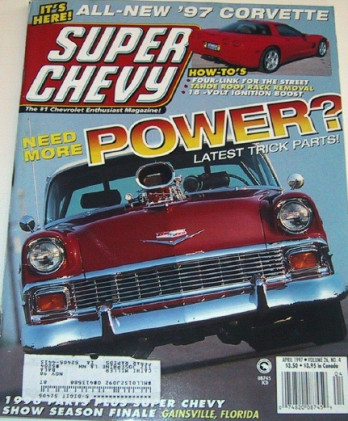 SUPER CHEVY 1997 APR - NOVA 4-LINK, BLOWERS